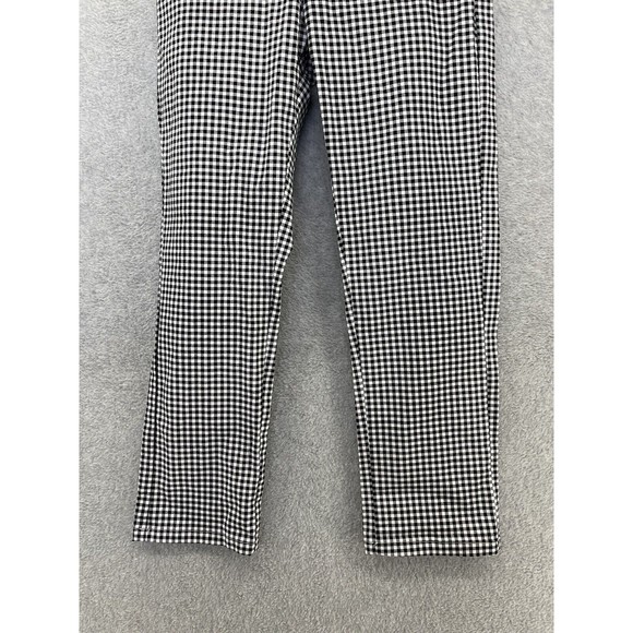 Cotton On Women's Sammi Capri Pants Size 2 Gingham Black White Veronica Check - Picture 12 of 12